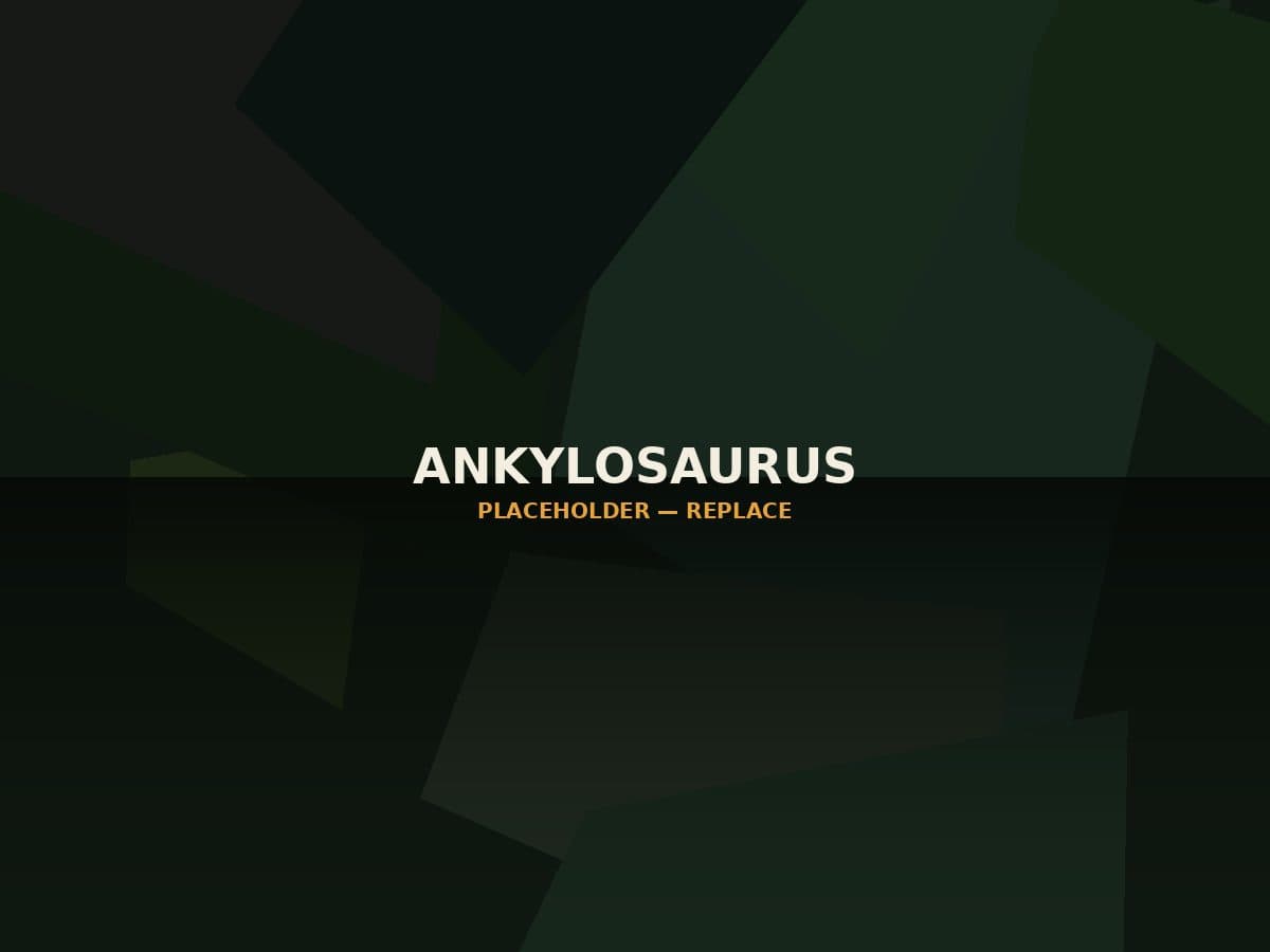 Ankylosaurus