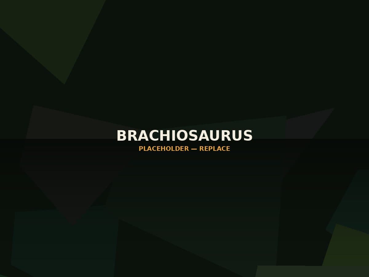 Bronto — The Gentle Giant